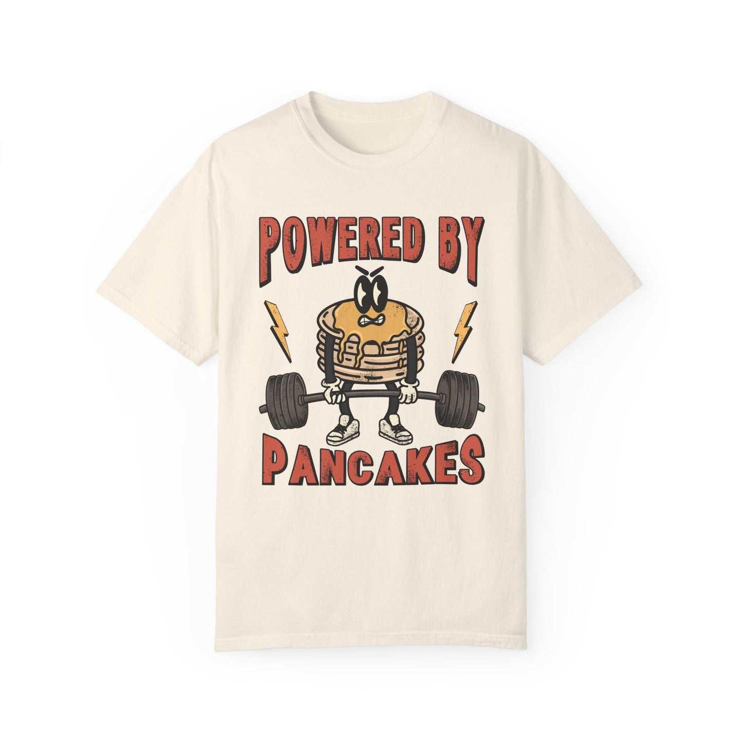 Powered by Pancakes Gym Tee (Front)