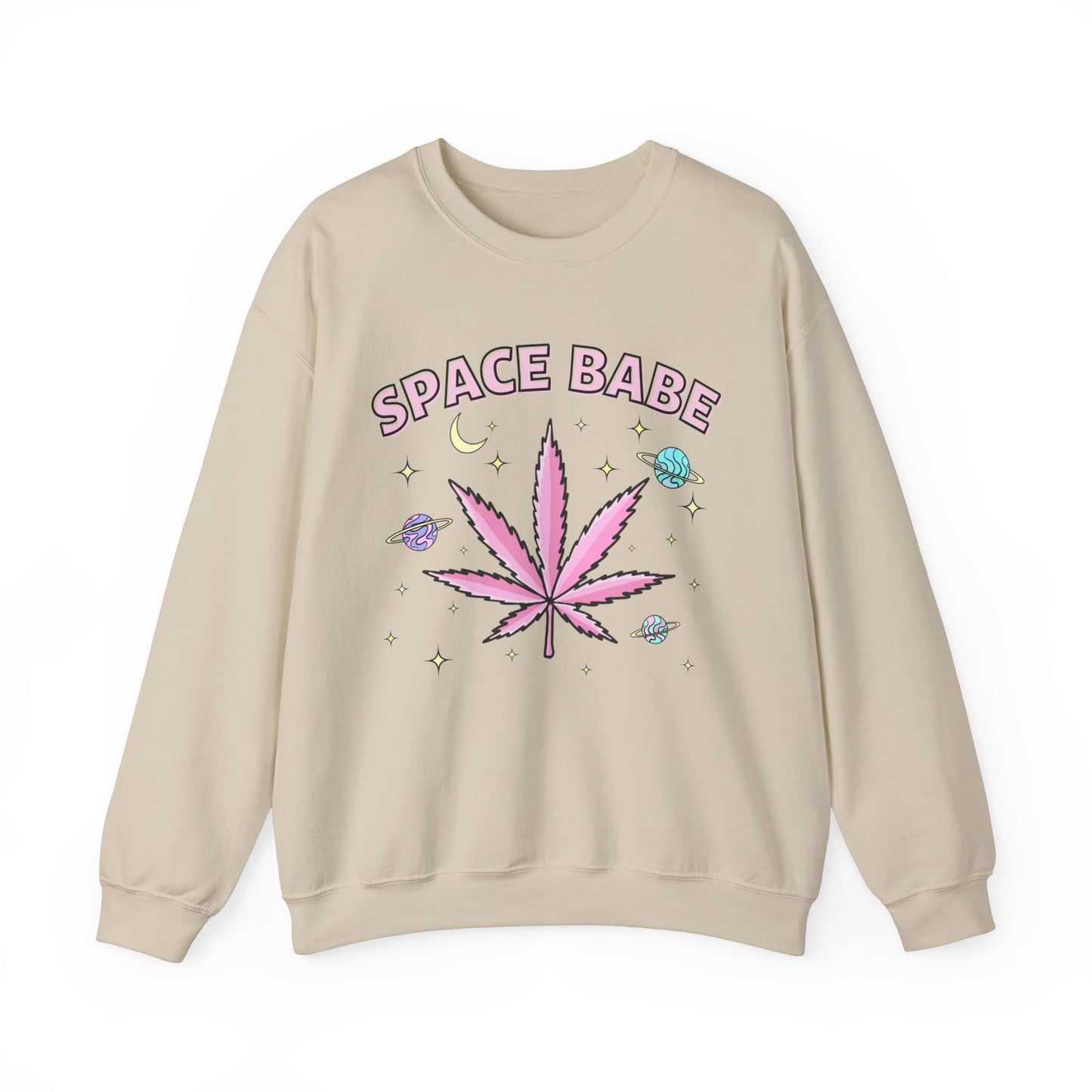 Space Babe 420 Crewneck Sweatshirt