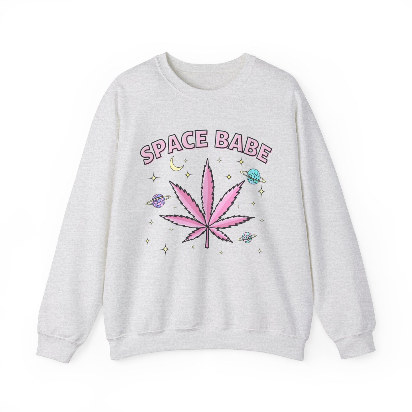 Space Babe 420 Crewneck Sweatshirt