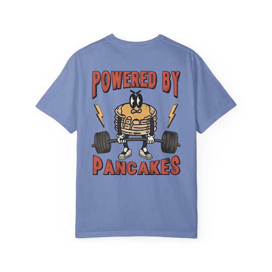 Powered by Pancakes Gym Tee (Back)