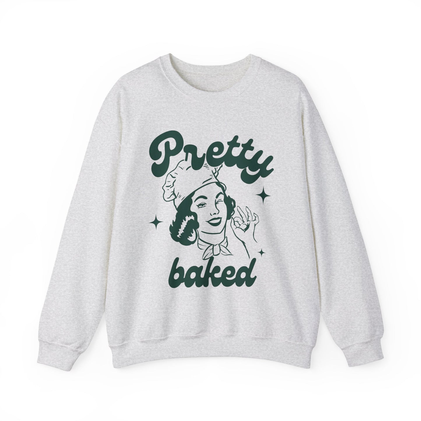 Retro Pretty Baked 420 Crewneck Sweatshirt